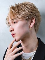 フェザーショート/フェザーパーマ/ミルクティベージュ