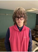 ハイトーンカラー×デザインカラー×ブロンド×ブラウン