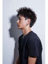 メンズ サロン ドット トウキョウ 町田店(men's salon dot. tokyo)&nbsp;長めスパイキーショート×ピンパーマ