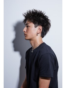 メンズ サロン ドット トウキョウ 町田店(men's salon dot. tokyo) 長めスパイキーショート×ピンパーマ