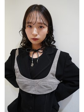 アピッシュ 国分寺(apish) コテ巻き風ボブパーマ