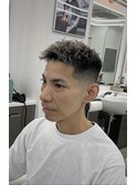 フェード×パーマ