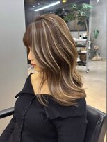 トゥイン 八王子(TWIN)&nbsp;ハイライト/デザインカラー/ココアベージュ/レイヤーカット