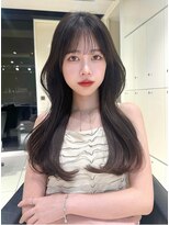 美容室 パルス 静岡鷹匠店(PALS) 韓国風くびれ巻き/グレージュカラー/艶髪