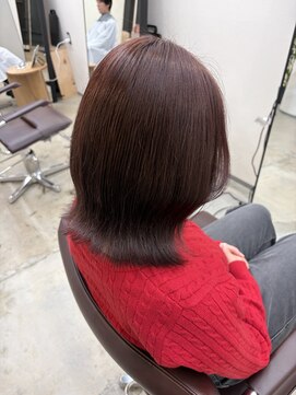 ニュイ 木更津(nuit) 着物ヘア/大人ガーリー/ダークアッシュ/似合わせカット/木更津