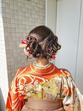 フーバイケンジ(fuu + KENJE) 【misa】成人式/卒業式ヘア/ツインアレンジ