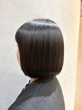 シーインフィニート 清澄白河 現代美術館MOT前店(C∞) 【髪質改善ストレート】内にまとまるボブ