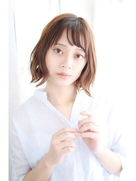 ラピス 新宿店(Lapis) 《30代～大人透明感》白髪ぼかしハイライト＋艶カラー[新宿]