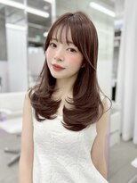 フォンズ(FONS)&nbsp;ワンカールレイヤー　レイヤーカット　チョコベージュ