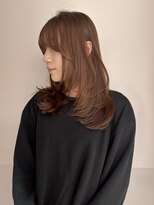 マイル 渋谷(mile)&nbsp;ミディアムレイヤー×オレンジブラウン