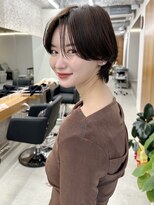 POCKET郡山安積店 ショートカットレイヤーカット髪質改善縮毛矯正【4月1日OPEN予定】&nbsp;ハンサムショート×髪質改善カラー