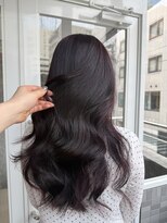 ルオラ(Luora) ブリーチなしダブルカラーワインレッド