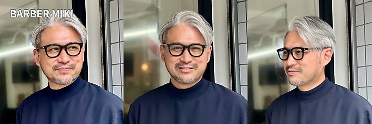 バーバーミキ(BARBER MIKI)のサロンヘッダー