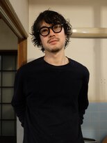 ノフ(knof)&nbsp;マッシュウルフ × 無造作ミディアム × ニュアンスパーマウルフ