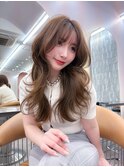 ★似合わせカットニュアンスカラーピンクベージュ