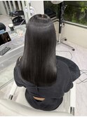 透明感カラー×艶縮毛矯正