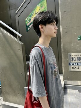 プランツヘアー リバースセンターパート 毛流れニュアンスパーマ 博多美容室