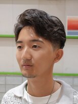 ディッセンバー 伊勢崎(December) メンズ/センターパート/似合わせカット/ニュアンスパーマ