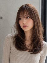 ダル 渋谷/表参道(DAL.)&nbsp;レイヤーカット髪質改善カラー透明感カラー顔まわりカット