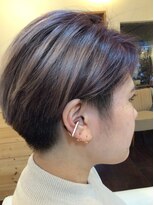アオゾラヘアー 本店(AOZORA HAIR)&nbsp;＊キレイめカジュアル＊バイカラー_色遊びAGray×２BLK
