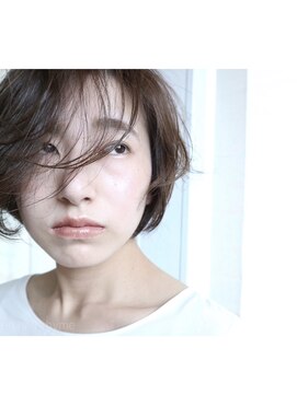 リアン ヘア ライム 豊橋(lien.hair rhyme) 上品ナチュラル オトナショート ボブ　20代30代40代