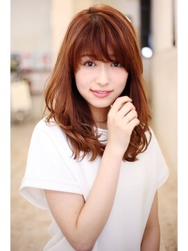 マリアバイアフロート(Maria by AFLOAT) 【重山】3Dカラージグザグバングミニマムボブノットヘア30.40代