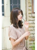 外ハネミディ