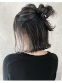 ハイライトハーフアップスタイル☆