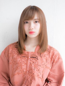 ルティア 池袋(Lutia) 顔まわりレイヤー ハイトーンカラー