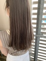 ジーナ 銀座中央通り(Zina)&nbsp;【Zina】セシルカットフリンジウェーブ×フォギーベージュ