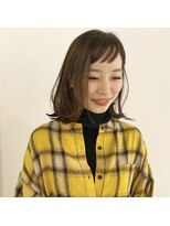 サイズ(cyez)&nbsp;ショートバングのミディアムボブ