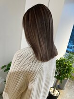 メリー オオサカ(Merly Osaka)&nbsp;馴染ませバレイヤージュ_ダークアッシュブラウン_