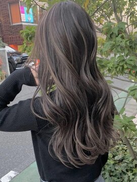 サンクプロジェクト(cinq PROJECT) ミルクティーベージュダブルカラーハイライトバレイヤージュ