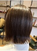 切りっぱなしボブ