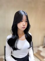 シェノン 梅田(CHAINON)&nbsp;小顔カット×黒髪ヘア×韓国レイヤーカット