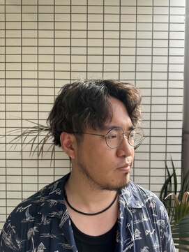 スウェル 船橋店(Swell) ハイライト/マッシュパーマ/ウルフ/アッシュブラック1