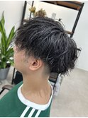 メンズカットツイストスパイラルパーマ波巻きパーマ