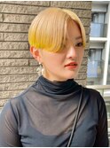 ハンサムショート×ハイトーングラデーションカラー◎
