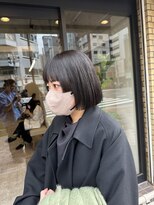 ベンジー 蔵前ii店(benji)&nbsp;切りっぱなしボブ/ステップカット/顔周りレイヤー/蔵前/浅草橋
