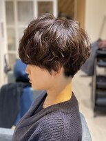 ヘアリゾート ルアーナ エルア(Hair Resort LUANA `elua)&nbsp;ボーイッシュなマッシュパーマスタイル☆中橋