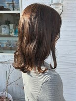 ヘアーエポック(hair epoque) 小顔ショコラアッシュヘルシースタイルふんわりカール