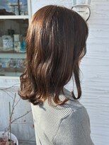 ヘアーエポック(hair epoque) 小顔ショコラアッシュヘルシースタイルふんわりカール