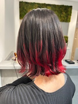 アトリア 横浜(Atria) デザインバレイヤージュ&ミディアムウルフ