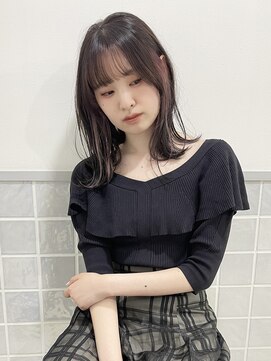 マアム ジー 明大前店(ma'am Zee) スモーキーアンバー×フェイスフレーミング