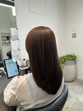 イレス 札幌円山店(IRESU) 切りっぱなしボブ/エアリーロング/美髪/ピンクブラウン/ショート