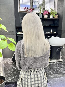 チュダック(ChuDuck) 韓国風《ホワイト》ハイトーン/ケアブリーチ/ダブルカラー