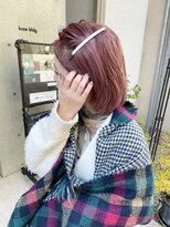 ソル 栄矢場町(SOL) レッドカラー/カシスカラー/ショートボブ/秋色