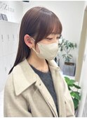 髪質改善＊巻かないお顔周りカット＊美髪【Zina筑紫口】
