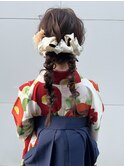 卒業式ヘアセット