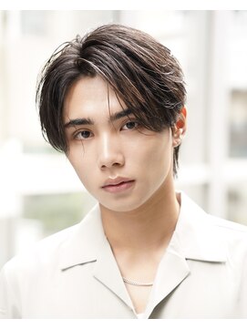 オーシャントウキョーシブヤ(OCEAN TOKYO shibuya) フェザーパーマ韓国センターパートシャドーパーママッシュ